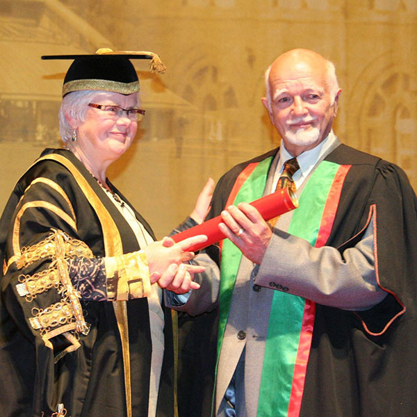 D Geraint Lewis honoured as Fellow of Aberystwyth University